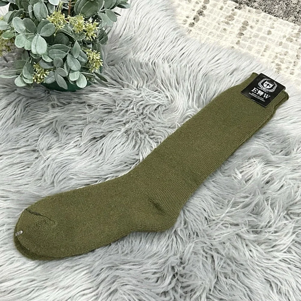 EHW Military Issued Deep Green Thick‎ Socks One Size